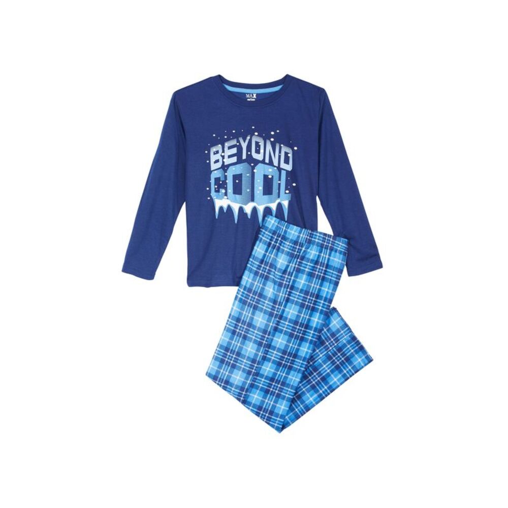 Max & Olivia Little & Big Boys 2-Pc. Beyond Cool Pajamas Set
